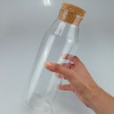 Ver imagem 5 de Jarra de Borossilicato 1,2L Transparente 25x9x9cm Água Suco Chá Bebidas Mesa
