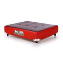 Ver imagem 1 de Colchão Castor Pet Cachorro / Gato Grande pet Bed Marrom/vermelho (100x80x19) -