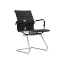 Ver imagem 2 de Cadeira Escritório Interlocutor Fixa Esteirinha Corino Manhattan Espresso Móveis