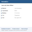 Ver imagem 3 de Moringas de Borossilicato 500ml Transparente 17x8x8cm Decoração Casa