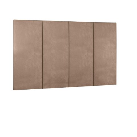 Cabeceira Solteiro Mdf/mdp Estofada Suede 0,90 Bege