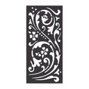 Ver imagem 3 de Painel Vazado Divisória Mdf Marselha Preto - 1,80x2,40m