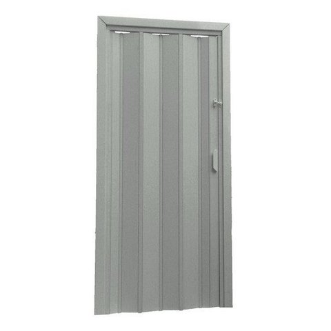 Porta Sanfonada 70cm Cinza Fortlev