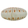 Almofada Redonda Ravi Cheia Indiana em Tons Terracota e Cru - 3