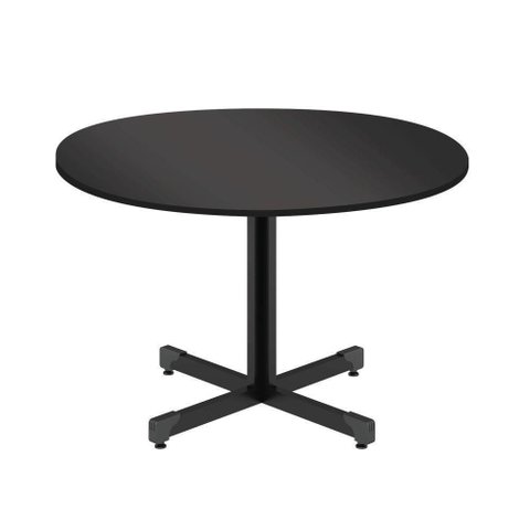 Mesa de Reuniao Redonda Red Preto Onix
