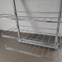 Ver imagem 5 de Sapateira Vertical Lateral Grande Deslizante Closet Aramada para Sapatos com Corrediças