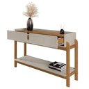 Ver mais imagens de Aparador 2 Gavetas 50524 130cm Off White Cedro Dcasa Off White Cedro