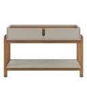 Ver imagem 5 de Aparador 2 Gavetas 50524 130cm Off White Cedro Dcasa Off White Cedro
