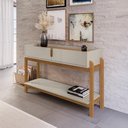 Ver imagem 7 de Aparador 2 Gavetas 50524 130cm Off White Cedro Dcasa Off White Cedro