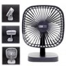 Ventilador Portátil Escritório Casa Estudo 3 Velocidades USB - 2