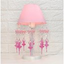 Ver imagem 2 de Abajur Quarto Infantil Decorativo Luminaria Menina Laço Rosa
