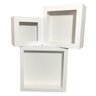 Kit 3 Nichos Madeira MDF - Nicho Quarto Sala - 3