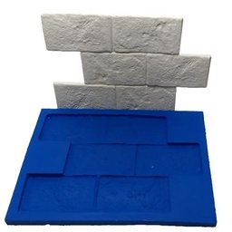 Forma Silicone Gesso 3D - Tijolinho - 2