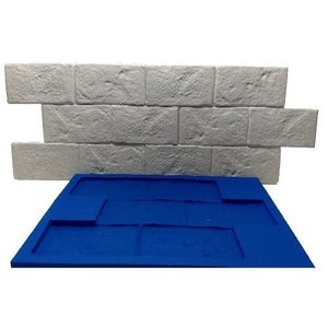 Forma Silicone Gesso 3D - Tijolinho