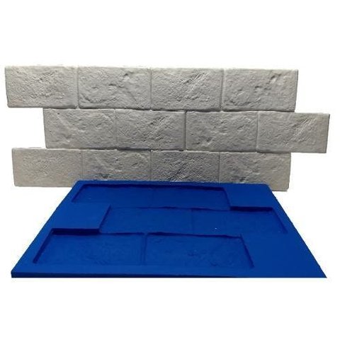 Forma Silicone Gesso 3D - Tijolinho