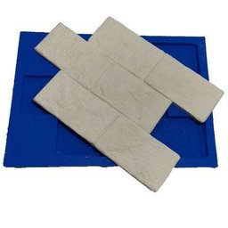 Forma Silicone Gesso 3D - Tijolinho - 3