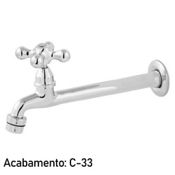 Torneira para Pia Curta com Arejador 1158 Acabamento C-33 Medida 1/2 e 3/4 D Metais Sanitários - 4