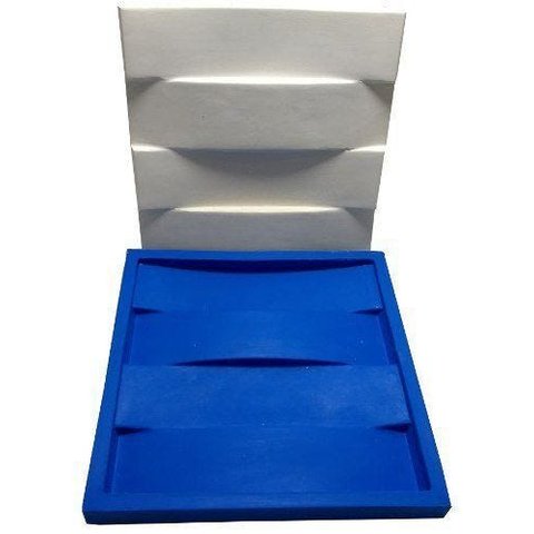 Forma Silicone Gesso 3D - Côncavo e Convexo 40x40cm
