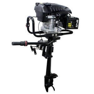 Motor de Popa a Gasolina 6.5 Hp 196cc 4 Tempos Preto