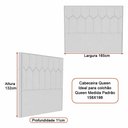 Ver imagem 2 de Cabeceira para Cama Box Queen 165cm Stan Courino Caramelo - Sallar Home