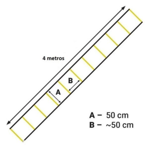 Escada de agilidade (funcional) com 4 m - 2
