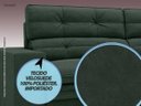Ver imagem 4 de Sofá Pegasus 2,00M Assento Retrátil e Reclinável Velosuede Verde - Netsofás