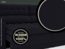 Ver imagem 5 de Sofá Omega 2,00M Assento Retrátil e Reclinável Velosuede Preto - NetSofás