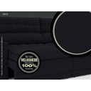 Ver imagem 5 de Sofá Omega 2,00M Assento Retrátil e Reclinável Velosuede Preto - NetSofás