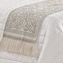 Ver imagem 2 de Pezeira Queen Jacquard Rústico Corinto 5 peças Caqui