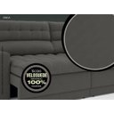 Ver imagem 5 de Sofá Omega 2,00M Assento Retrátil e Reclinável Velosuede Cinza - NetSofás