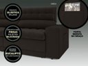 Ver imagem 6 de Sofá Omega 2,00M Assento Retrátil e Reclinável Velosuede Chocolate - NetSofás