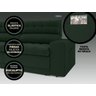Sofá Omega 2,00M Assento Retrátil e Reclinável Velosuede Verde - NetSofás - 6