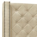 Ver imagem 5 de Cabeceira Casal King Cama Box 195cm Louise S06 Linho Dourado - Mpozenato