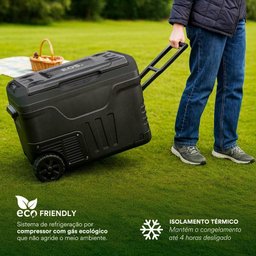 Freezer e Geladeira Portátil Eos 50 Litros Dupla Ação Quadrivolt Preto Efc50 110v/220v/12v/24v - 6