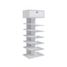 Sapateira 10 Prateleiras 01 Gaveta 45cm Linha Sp Sp010 Completa Móveis - Branco - 2