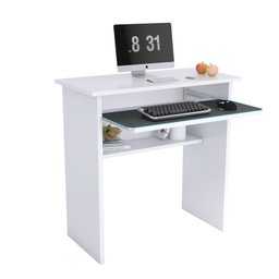 Escrivaninha para Pc Branca Ajl Store Mesa Gamer Escrivaninha para Computador - 1
