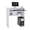 Escrivaninha para Pc Branca Ajl Store Mesa Gamer Escrivaninha para Computador - 3