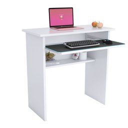 Escrivaninha para Pc Branca Ajl Store Mesa Gamer Escrivaninha para Computador - 2