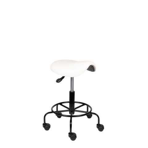 Cadeira Mocho Sela Branca Dentista Tatuador Estetica Manicure Odontologia Consultorio Luxo Premium