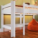 Ver imagem 5 de Cama Infantil Elevada com Escada e Escorregador Casa Lar Cor:branco