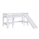 Ver imagem 4 de Cama Infantil Elevada com Escada e Escorregador Casa Lar Cor:branco
