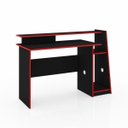 Ver imagem 2 de Mesa Gamer Escrivaninha Evolution Preto Vermelha