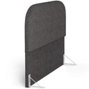 Ver imagem 2 de Cabeceira Cama Box King 195cm Orgânica Lanna W01 Linho Cinza Escuro - Lyam Decor