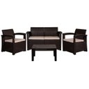 Ver imagem 1 de Sofá 4 Lugares Para Jardim Área Externa Rattan D7HOME