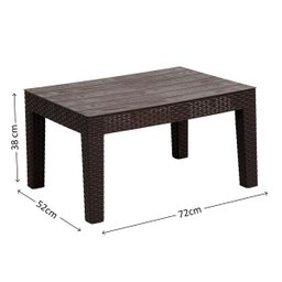 Sofá 4 Lugares Para Jardim Área Externa Rattan D7HOME - 4 Sofá 4 Lugares Para Jardim Área Externa Rattan D7HOME - 4