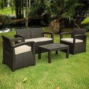 Ver imagem 6 de Sofá 4 Lugares Para Jardim Área Externa Rattan D7HOME