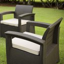 Ver imagem 4 de Conjunto de Sofá 5 Lugares para Jardim/Área Externa Rattan - D7Home