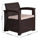 Ver imagem 6 de Conjunto de Sofá 5 Lugares para Jardim/Área Externa Rattan - D7Home