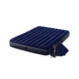 Colchão Inflável Veludo Conforto Dura-Beam Queen 152X203X25Cm Com Dois Travesseiros Inflaveis E Bomb - 3