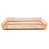 Bandeja Espelhada Decorativa Rosé Cozinha Lavabo Sala 25x13 - 2